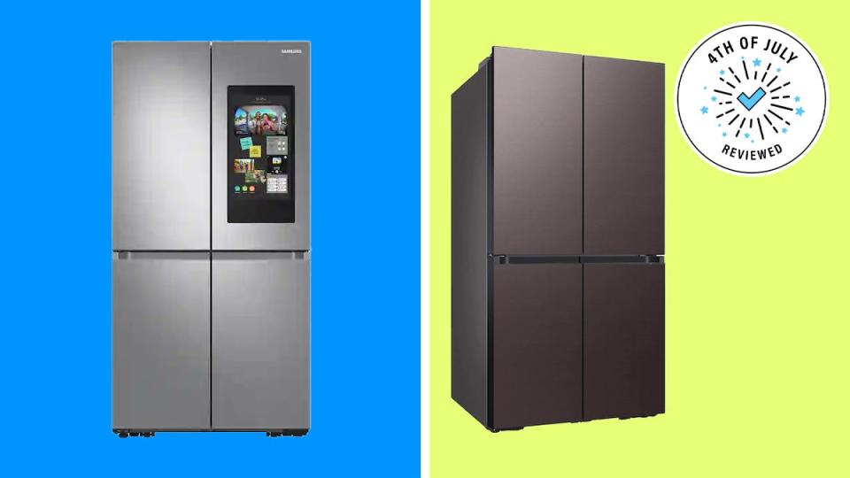 Keep your favorite dishes fresh with these Samsung refrigerators on sale for 4th of July.
