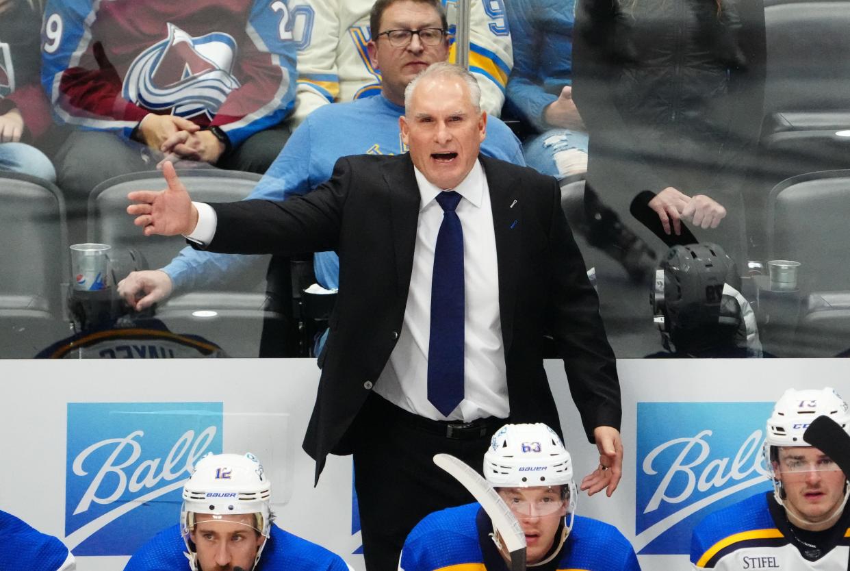 St. Louis Blues head coach Craig Berube was fired on Dec. 12.