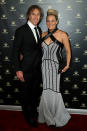 Matt Priddis and his wife Ashleigh Priddis.