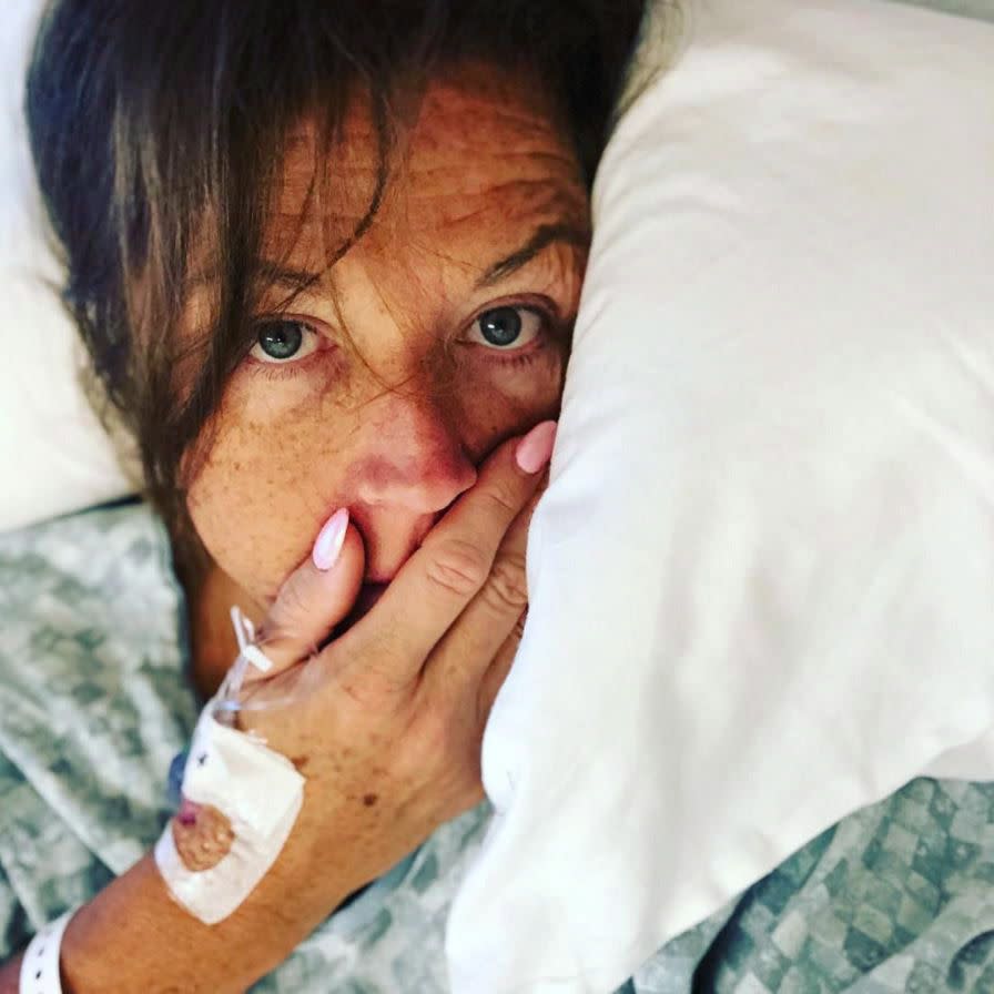 "Dance Moms" star Abby Lee was full of gratitude on Apr. 21, 2018 when she posted a selfie from her hospital bed following her cancer diagnosis. Following her release from prison in March, Miller was diagnosed with Non-Hodgkin's lymphoma after receiving spinal surgery. "So much gratitude and love for those who listened,those who looked deeper and those who leapt into action," she captioned her selfie. "So much more I wish I could say......about how quickly your life can change at the hands of others. [...] #abbyleemiller #abbylee #aldc #aldcla #aldcalways #dancemoms #iwilldance"