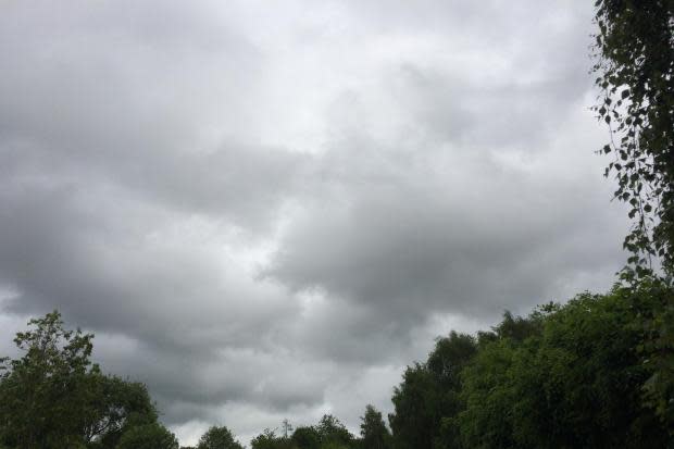 Cloud looms over York this afternoon - and Sunday is set to be even cooler