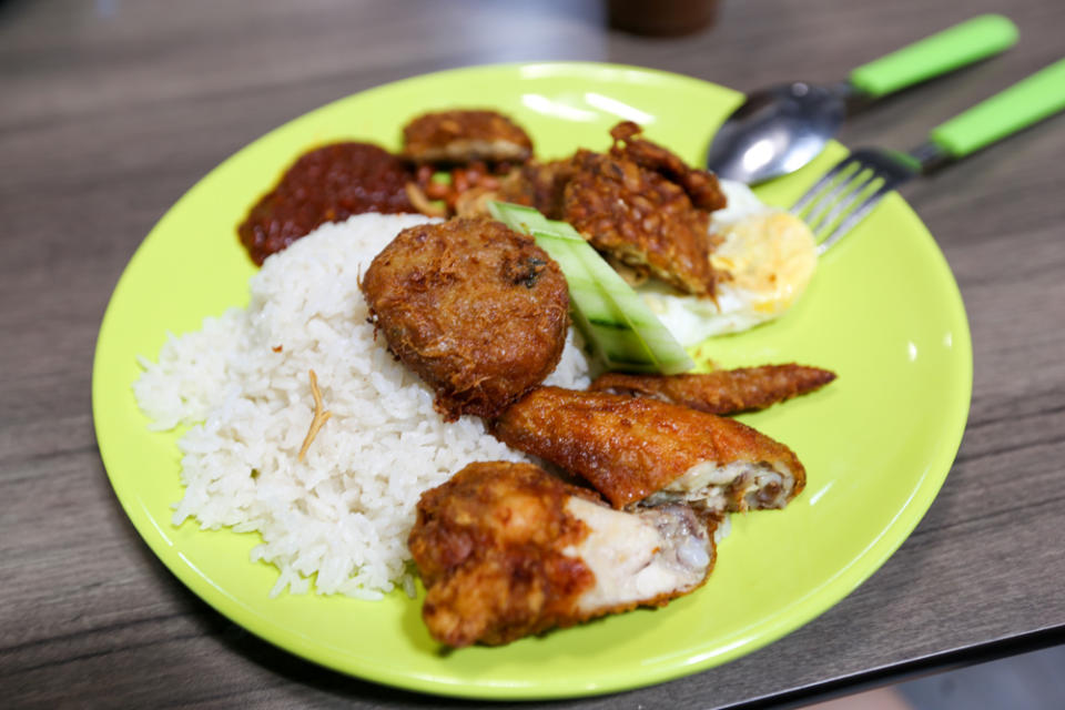 D Authentic Nasi Lemak - nasi lemak