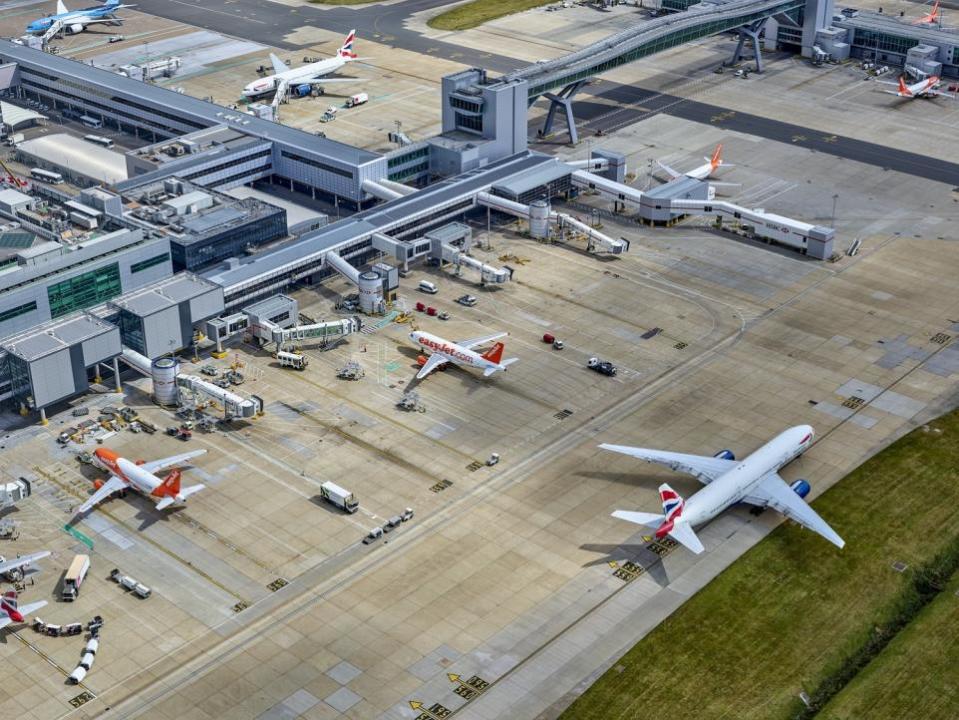 The Argus: Planes on the ground at Gatwick