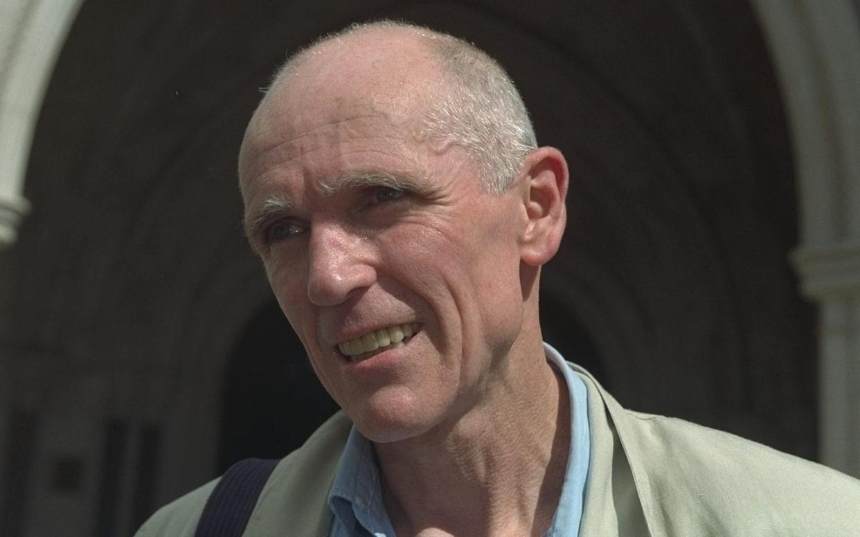 John McVicar outside court in 1998 after being successfully sued for libel by Linford Christie - Heathcliff O'Malley