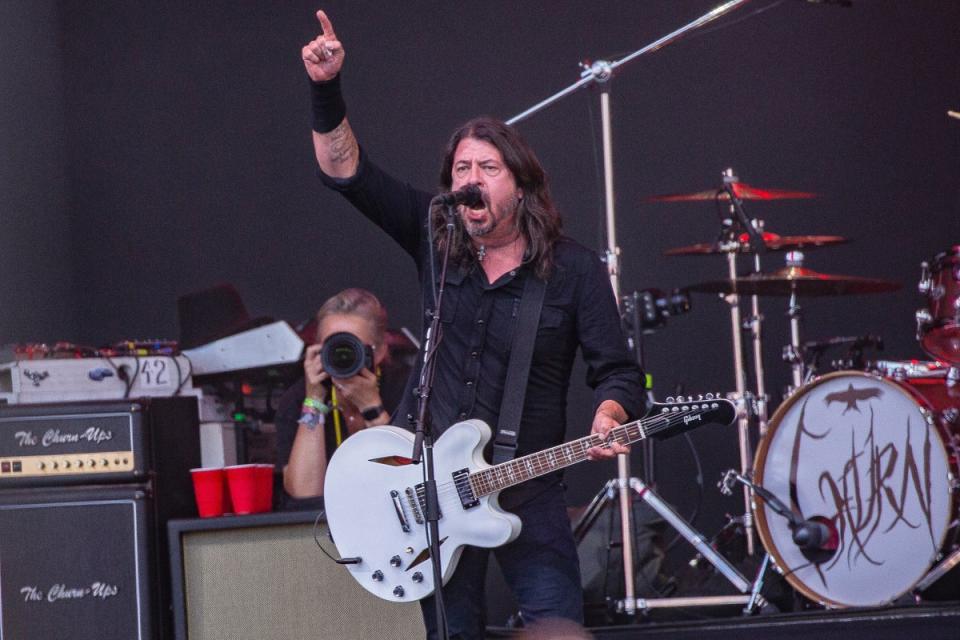 The Foo Fighters rocked the stage this year (Joel C Ryan / Invision / AP)