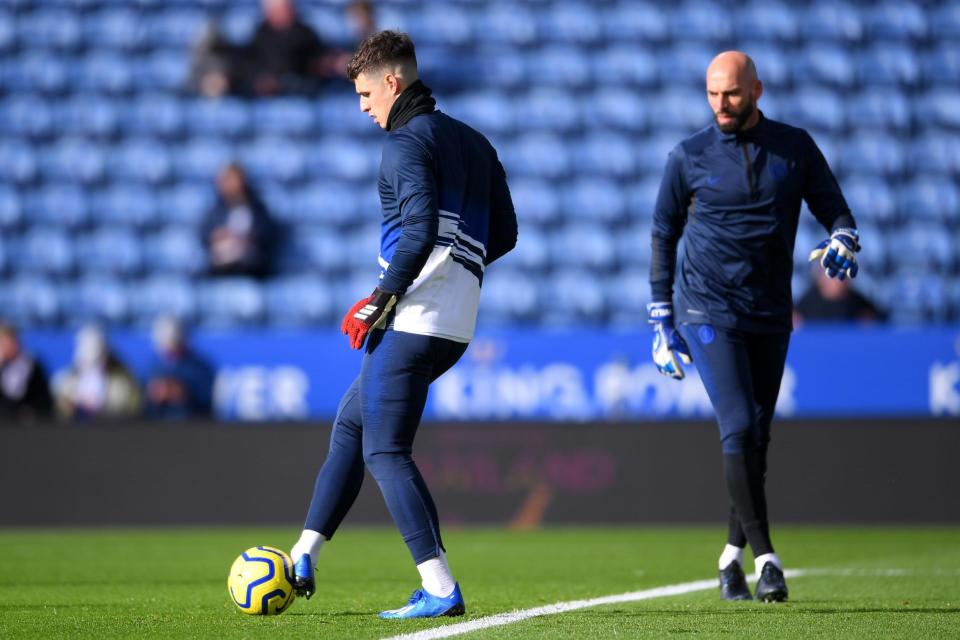 Kepa has been replaced by Willy Caballero in recent weeks: Getty Images