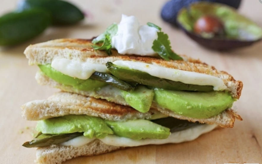 No one said that green things can't taste delicious. Want proof? It's in this sandwich. Recipe: Roasted Jalapeno and Avocado Grilled Cheese