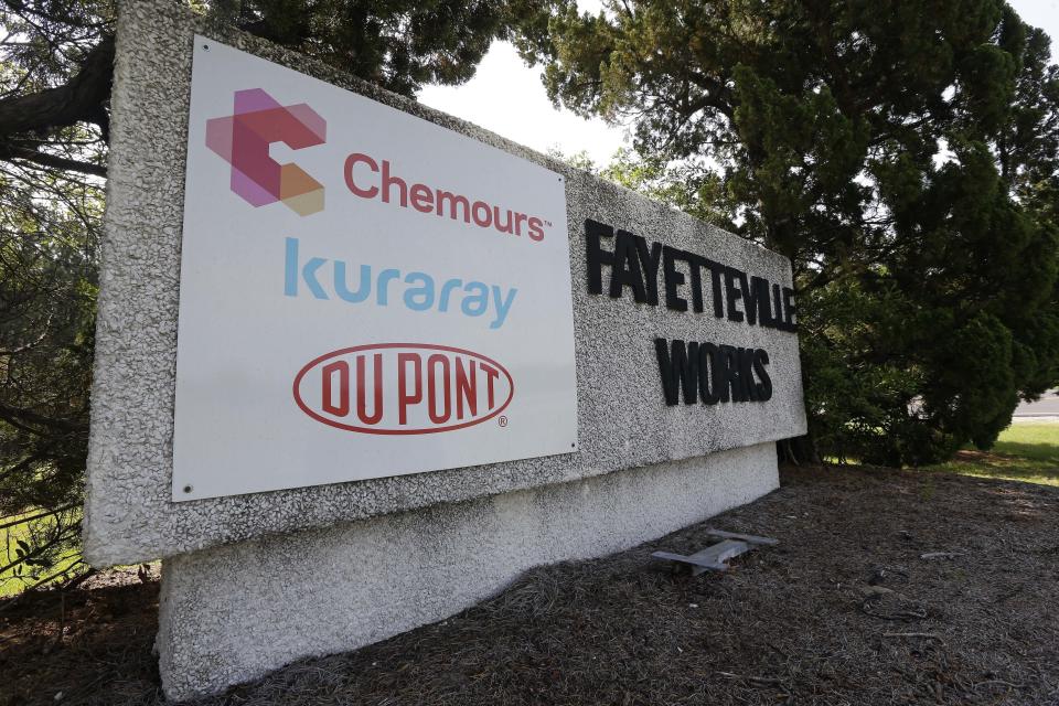 The Delaware-based Chemours Company manufactures C3 dimer acid, also known as GenX, at the&nbsp;Fayetteville Works plant in North Carolina. (Photo: Gerry Broome/ASSOCIATED PRESS)