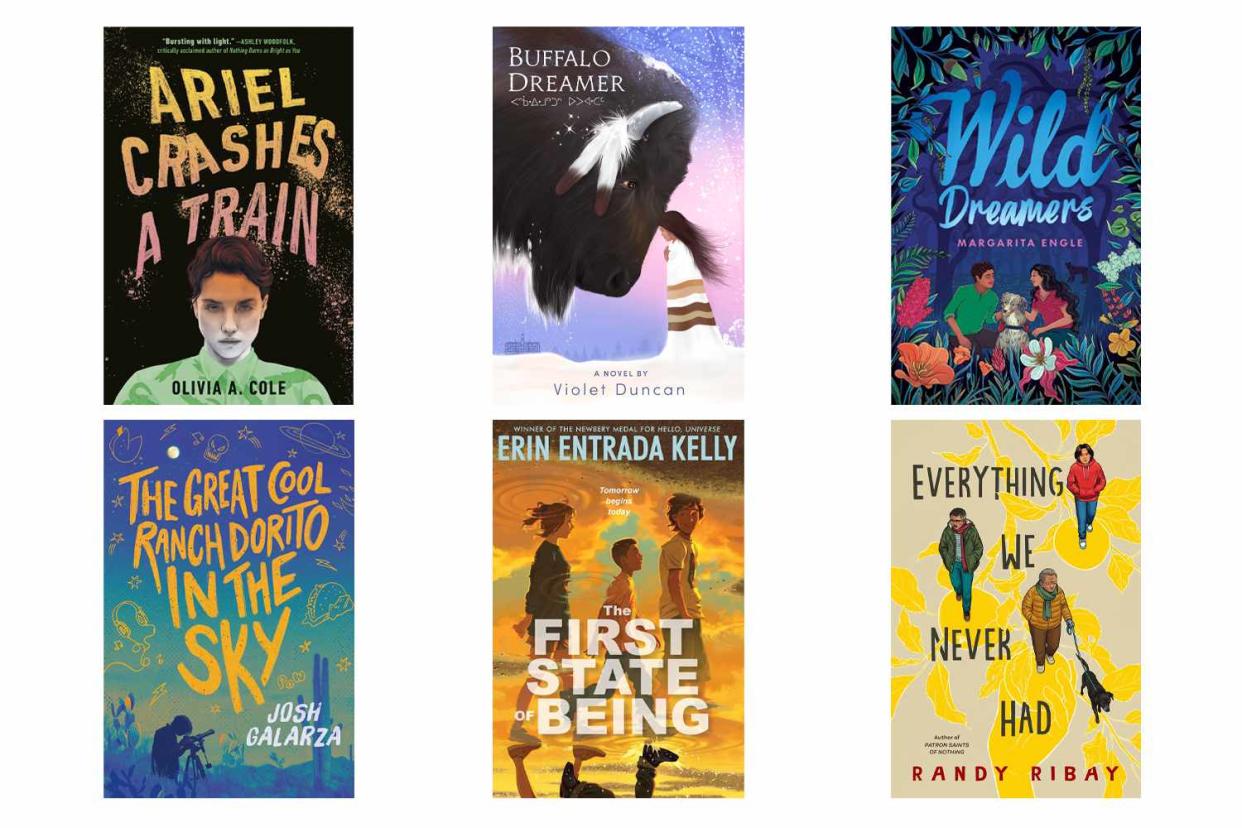 A few of the longlisted titles for the National Book Award for Young People