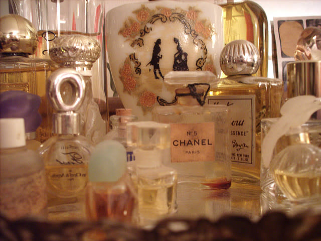 An old perfume collection