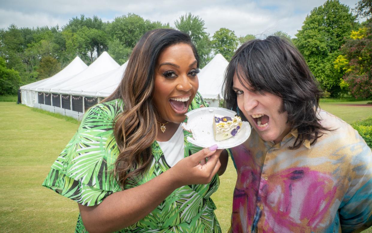 Alison Hammond with co-host Noel Fielding