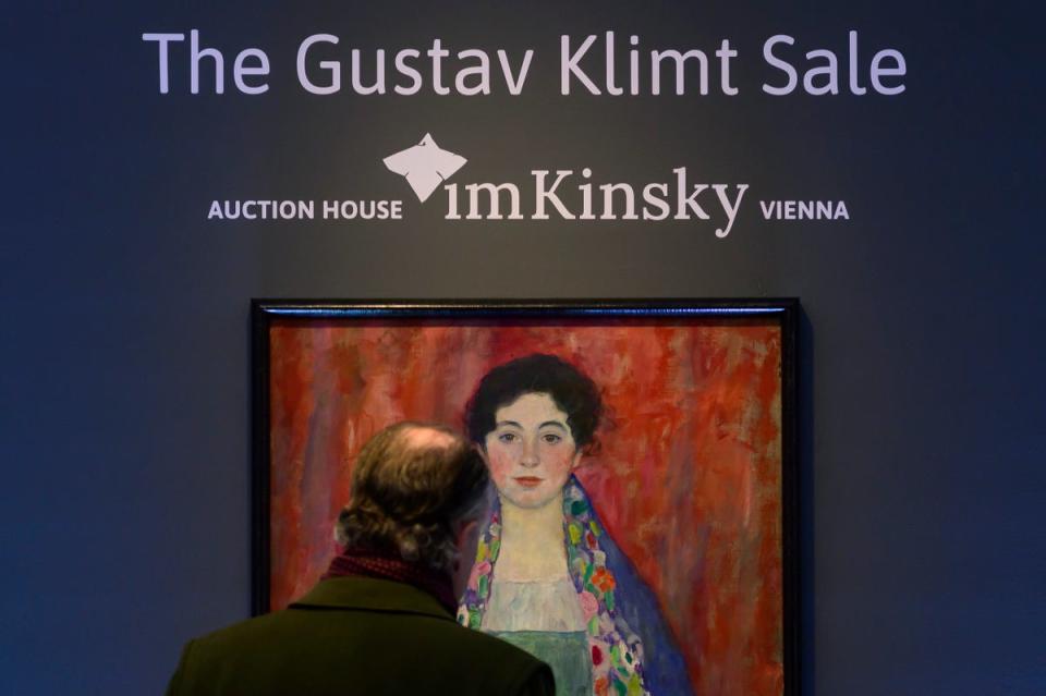 A portrait of a young woman by Gustav Klimt that was long believed to be lost has been sold at an auction in Vienna for 30 million euros ($32 million). The Austrian modernist artist started work on the “Portrait of Fräulein Lieser” in 1917, the year before he died, and it is one of his last works (Associated Press)