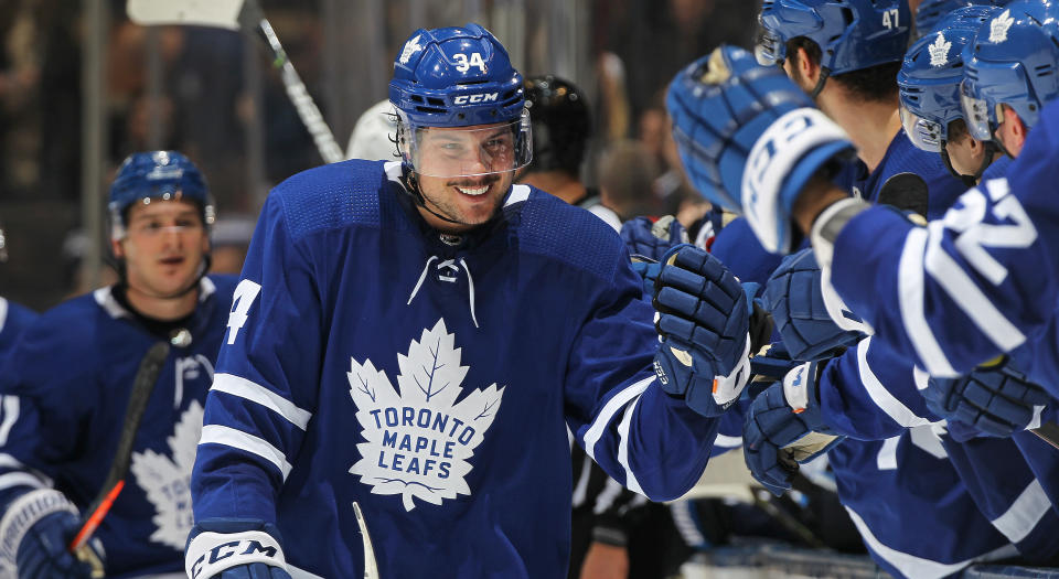 It was the Auston Matthews experience versus the Winnipeg Jets, but it wasn't enough. (Photo by Claus Andersen/Getty Images)