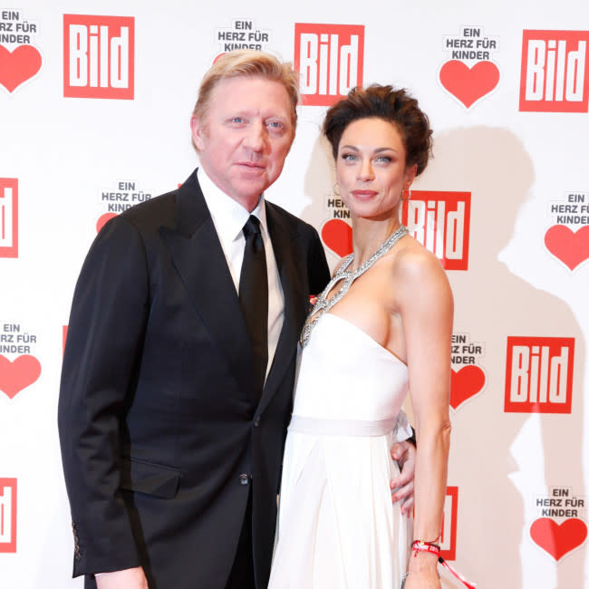 Boris Becker con su ex Lily credit:Bang Showbiz