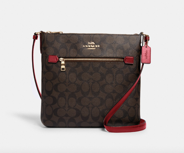 COACH® Outlet  Pennie Crossbody With Coin Case In Signature Canvas