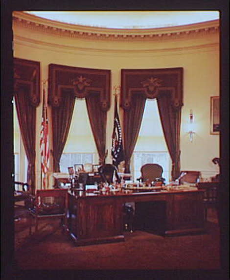Franklin Roosevelt's office in 1936. (Photo: Library of Congress)