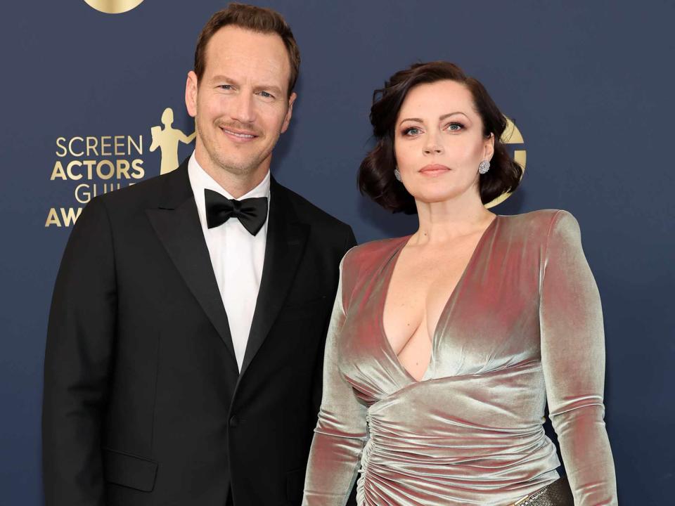 <p>Amy Sussman/WireImage</p> Patrick Wilson and Dagmara Domiczyk attend the 28th Annual Screen ActorsÃ‚Â Guild Awards on February 27, 2022 in Santa Monica, California. 