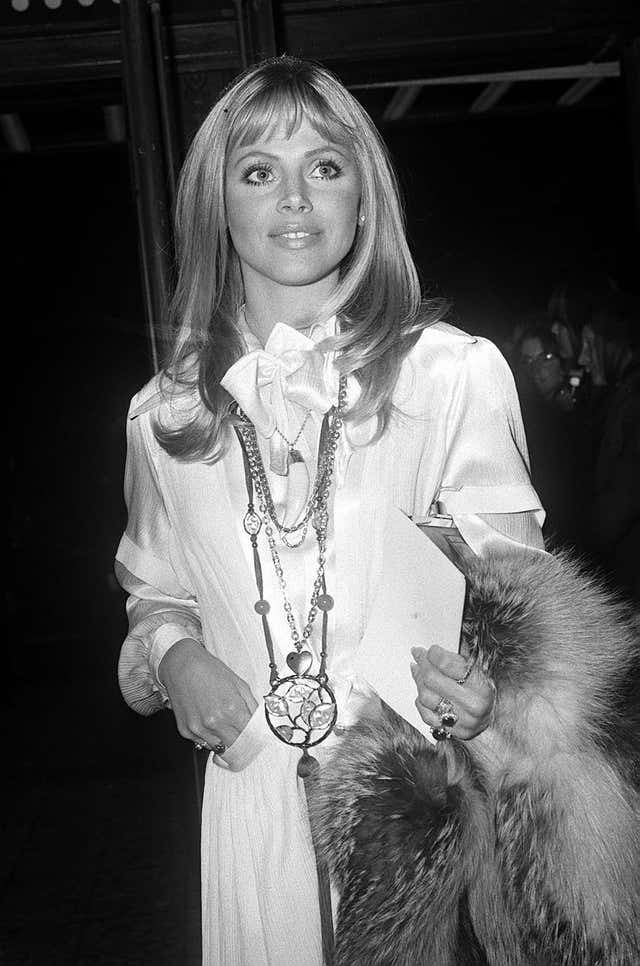 Actress Britt Ekland starred alongside Sir Roger Moore in The Man With The Golden Gun