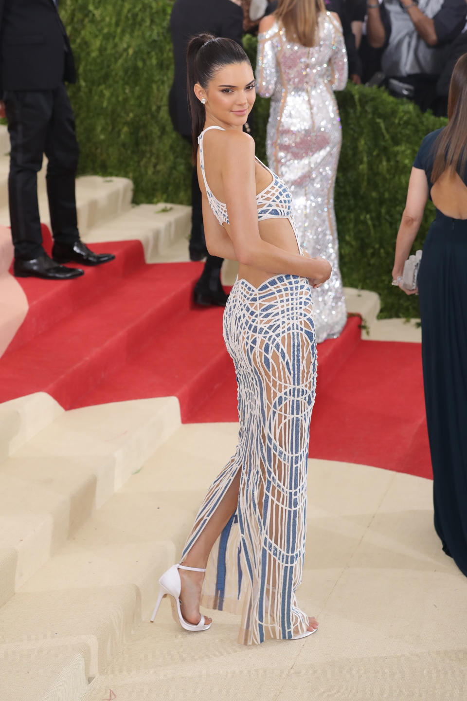 Kendall Jenner attending the 2016 MET Gala in New York City in May 2016. 