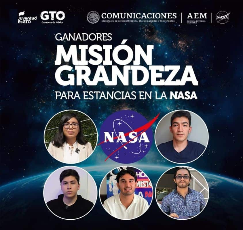 jovenes estudiantes nasa mexicanos