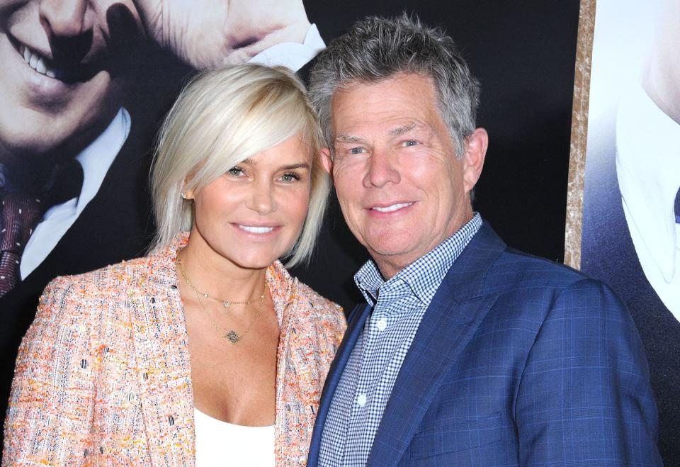 <p>Composer and musician David Foster has been married <a href="https://www.usmagazine.com/celebrity-news/pictures/celebrities-who-have-been-married-three-times-or-more-201495/" rel="nofollow noopener" target="_blank" data-ylk="slk:five times;elm:context_link;itc:0;sec:content-canvas" class="link ">five times</a>. He was previously married to singer B.J. Cook from 1972 to 1981, actress Rebecca Dyer from 1982 to 1986, actress Linda Thompson from 1991 to 2005, model <a href="https://www.womenshealthmag.com/health/a29430528/yolanda-hadid-lyme-disease-remission/" rel="nofollow noopener" target="_blank" data-ylk="slk:Yolanda Hadid;elm:context_link;itc:0;sec:content-canvas" class="link ">Yolanda Hadid</a> (mom to <a href="https://www.womenshealthmag.com/life/a33806708/gigi-hadid-zayn-malik-final-pregnancy-days-update/" rel="nofollow noopener" target="_blank" data-ylk="slk:Gigi;elm:context_link;itc:0;sec:content-canvas" class="link ">Gigi</a> and <a href="https://www.womenshealthmag.com/life/a19910621/bella-hadid-relationship/" rel="nofollow noopener" target="_blank" data-ylk="slk:Bella Hadid;elm:context_link;itc:0;sec:content-canvas" class="link ">Bella Hadid</a>) from 2011 to 2017, and most recently wed singer and actress Katharine McPhee in 2019.<br></p>