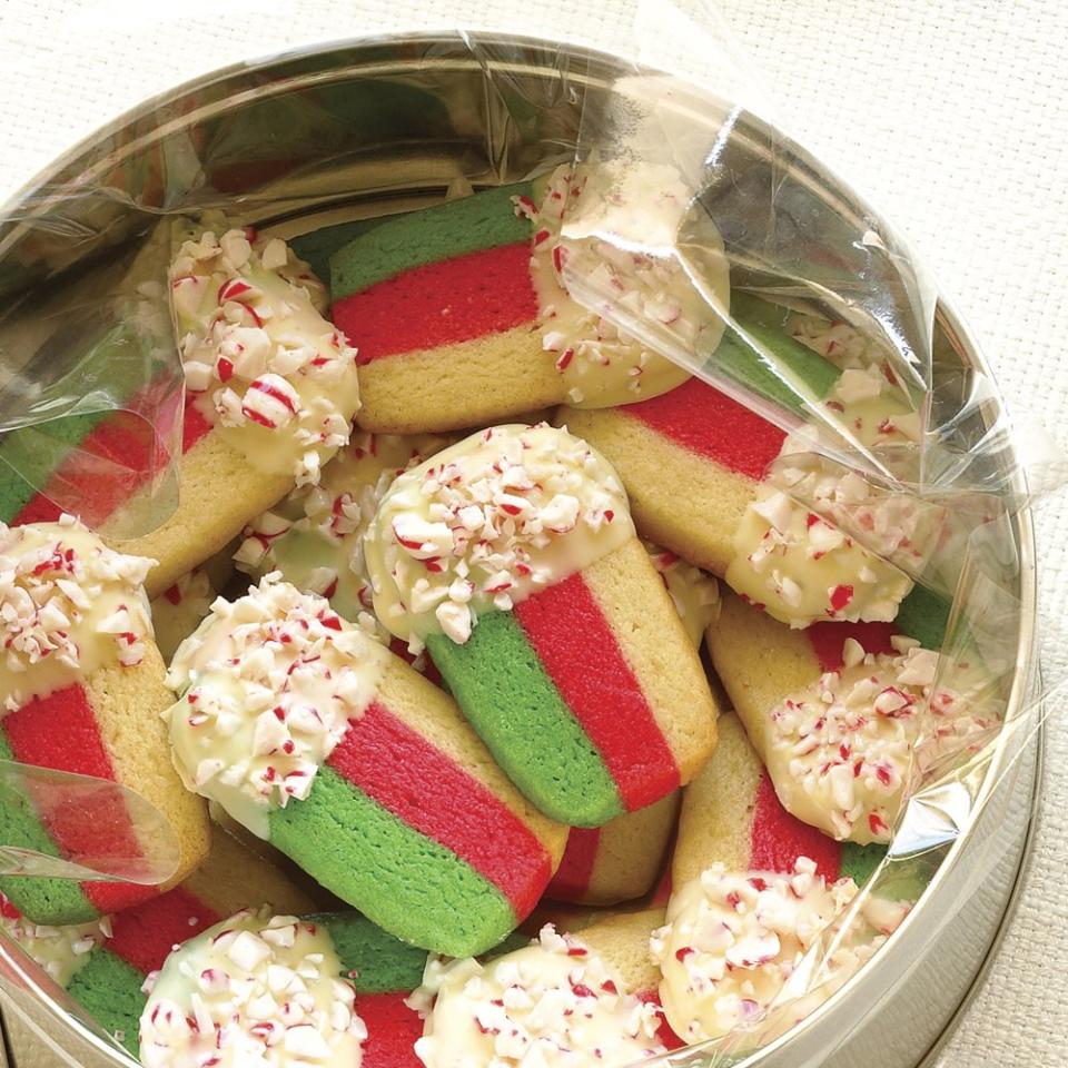 Peppermint Layer Cookies