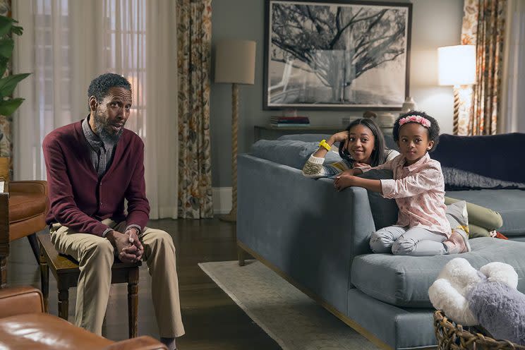 Ron Cephas Jones, Eris Baker, Faithe Herman (Credit: Ron Batzdorff/NBC)