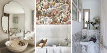 <p>Small <a href="https://www.countryliving.com/uk/homes-interiors/interiors/a35332146/bathroom-trends/" rel="nofollow noopener" target="_blank" data-ylk="slk:bathrooms;elm:context_link;itc:0;sec:content-canvas" class="link ">bathrooms</a> present a unique set of design challenges because there are several essentials – your sink, toilet, shower or bath and storage – that you need to fit in regardless of the space available to you. The layout and flow of the room must be considered before you can think about the more enjoyable parts of renovating like choosing your dream roll-top bath, picking <a href="https://www.countryliving.com/uk/homes-interiors/g36953751/wallpaper-ideas/" rel="nofollow noopener" target="_blank" data-ylk="slk:wallpaper;elm:context_link;itc:0;sec:content-canvas" class="link ">wallpaper</a> or settling on fixtures and finishes. </p><p>Executing a successful design scheme in a small bathroom is often contingent upon clever storage solutions, some visual trickery to make your room appear airy and more expansive, and some smart compromises.</p><p>“Be clever and think about which bathroom features you can combine into one fixture to free up floor space," says Rikki Fothergill, style expert at <a href="https://www.bigbathroomshop.co.uk" rel="nofollow noopener" target="_blank" data-ylk="slk:Big Bathroom Shop;elm:context_link;itc:0;sec:content-canvas" class="link ">Big Bathroom Shop</a>. "For example, choose a <a href="https://www.countryliving.com/uk/homes-interiors/interiors/a41859030/wicklow-bathroom-homebase/" rel="nofollow noopener" target="_blank" data-ylk="slk:vanity;elm:context_link;itc:0;sec:content-canvas" class="link ">vanity</a> with a fixed basin and shelving or cupboard underneath where you can stack towels and toilet rolls or hide away cleaning products. There you have three key bathroom fittings rolled into one efficient unit that uses a lot less space."</p><p>Here we look at some clever small bathroom layouts, great colour and pattern choices, and where smart compromises can be made. <br></p>