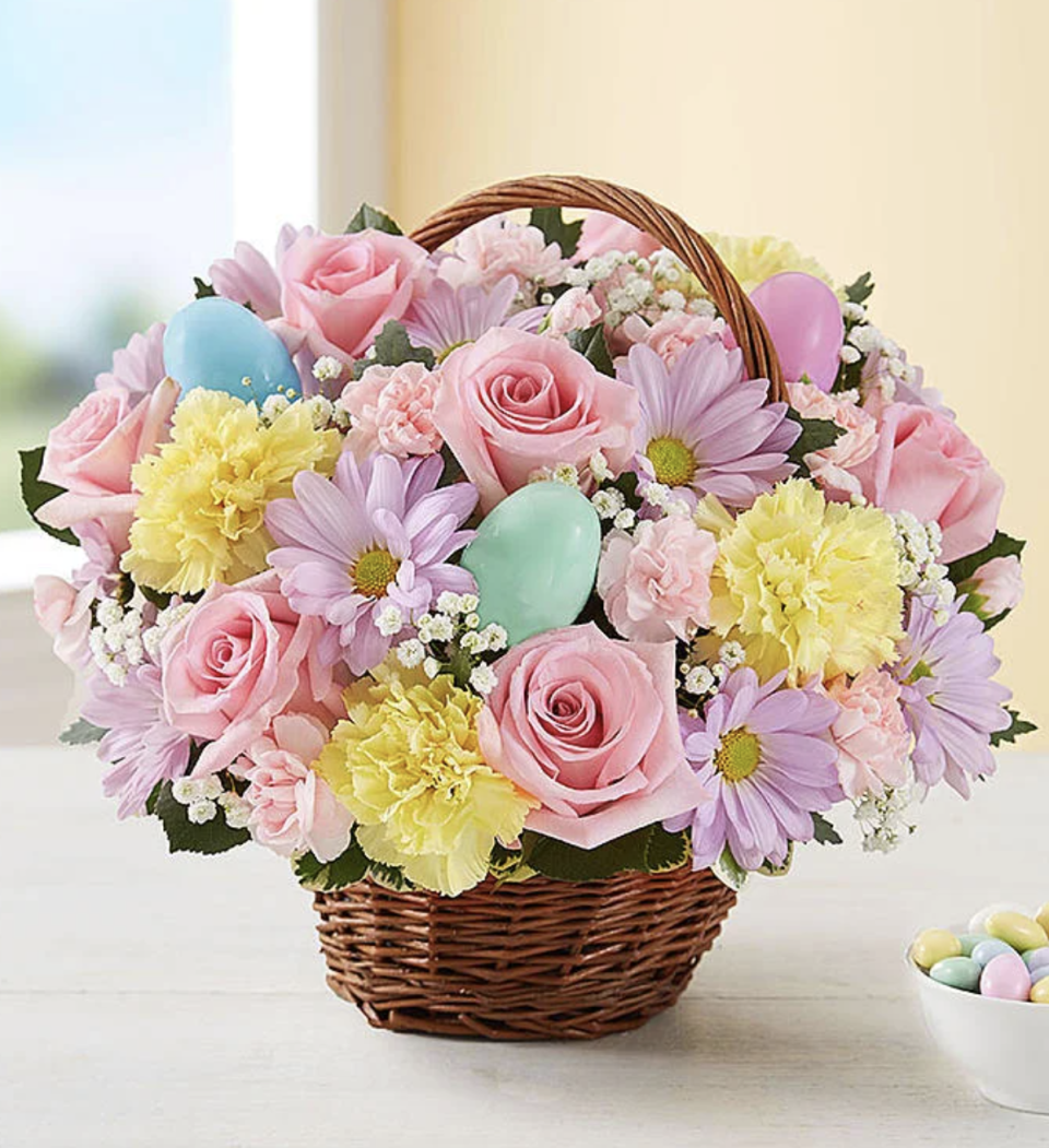 Easter Egg Basket (Photo via 1-800-Flowers)