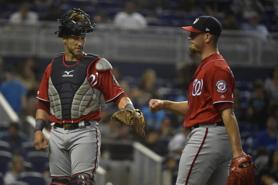 The Nationals are trying to sew up a wild-card spot. (Photo by Eric Espada/Getty Images)