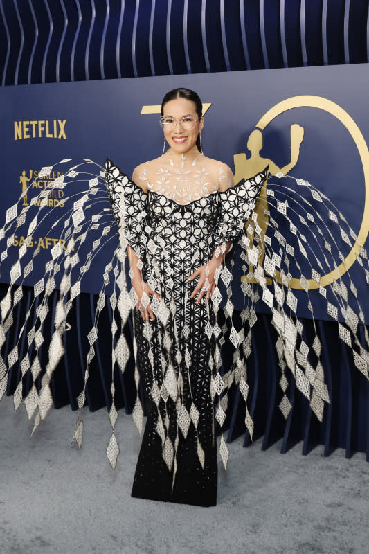 LOS ANGELES, CALIFORNIA - FEBRUARY 24: Ali Wong attends the 30th Annual Screen Actors Guild Awards at Shrine Auditorium and Expo Hall on February 24, 2024 in Los Angeles, California. (Photo by Amy Sussman/WireImage)<p>Amy Sussman/Getty Images</p>