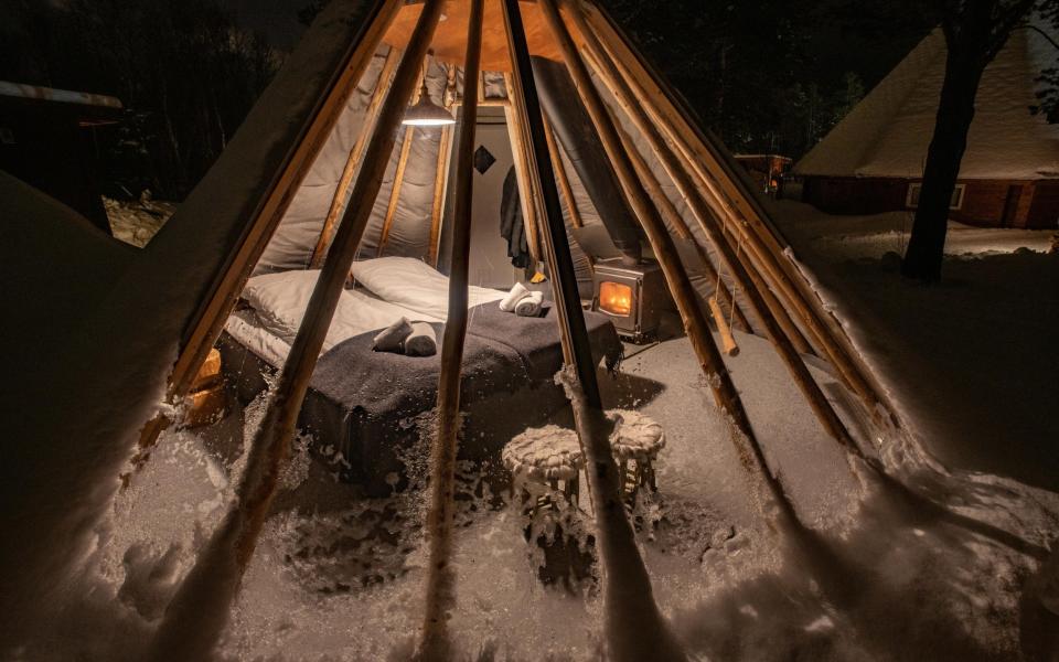 Viking's luxury igloo stay - ALASTAIR MILLER