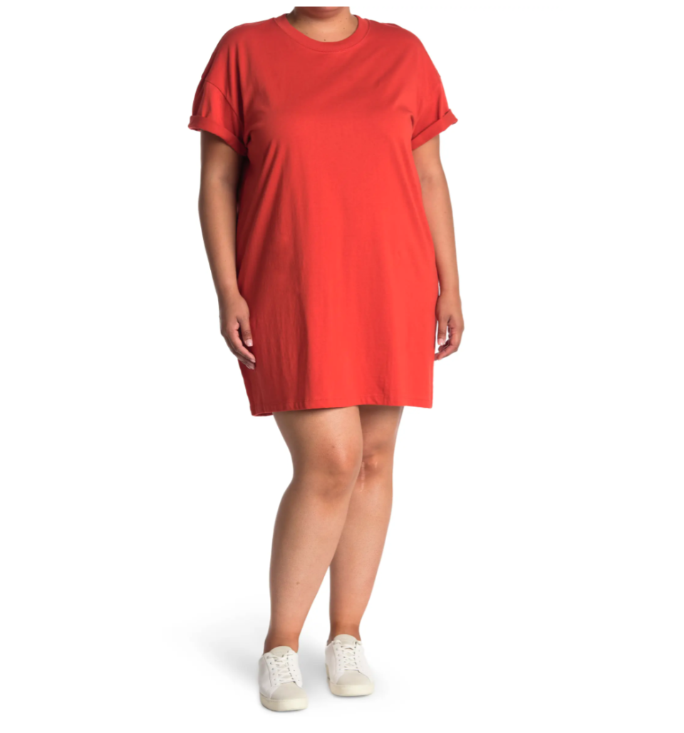 <h2>Madewell Tina T-Shirt Dress</h2><br>We are total fans of the <a href="https://www.refinery29.com/en-us/best-t-shirt-dresses" rel="nofollow noopener" target="_blank" data-ylk="slk:t-shirt dress" class="link ">t-shirt dress</a>: shaped like a shirt, cut like a dress, and made with extreme wearability in mind. Reviewers say Madewell's take on this classic style strikes the right balance of quality and affordability.<br><br><strong>The Hype:</strong> 4.3 out of 5 stars and 120 reviews on <a href="https://www.nordstromrack.com/s/madewell-tina-t-shirt-dress-regular-plus-size/6058142" rel="nofollow noopener" target="_blank" data-ylk="slk:NordstromRack.com" class="link ">NordstromRack.com</a><br><br><strong>What They're Saying:</strong> "What a perfect tee shirt dress. Loved the little cuffed detail on the sleeves, great flow and not too short. I was able to wear biker short length spanx underneath and you couldn’t even tell! I loved this fabric, not heavy and great summer transition piece!" — ang., NordstromRack.com reviewer<br><br><br><br><strong>Madewell</strong> Tina T-Shirt Dress, $, available at <a href="https://go.skimresources.com/?id=30283X879131&url=https%3A%2F%2Fwww.nordstromrack.com%2Fs%2Fmadewell-tina-t-shirt-dress-regular-plus-size%2F6058142" rel="nofollow noopener" target="_blank" data-ylk="slk:Madewell" class="link ">Madewell</a>