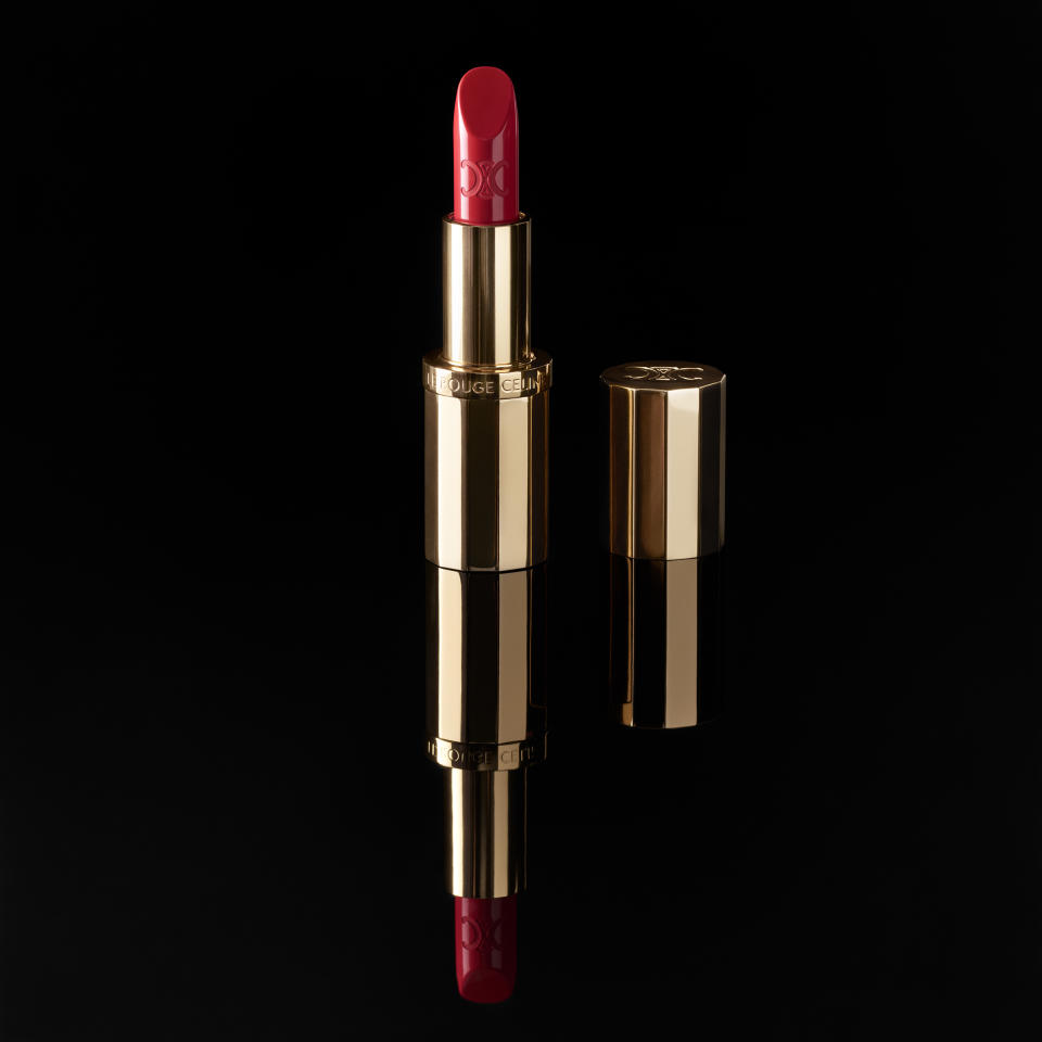 Celine’s new Rouge Triomphe lipstick, launching in fall 2024.