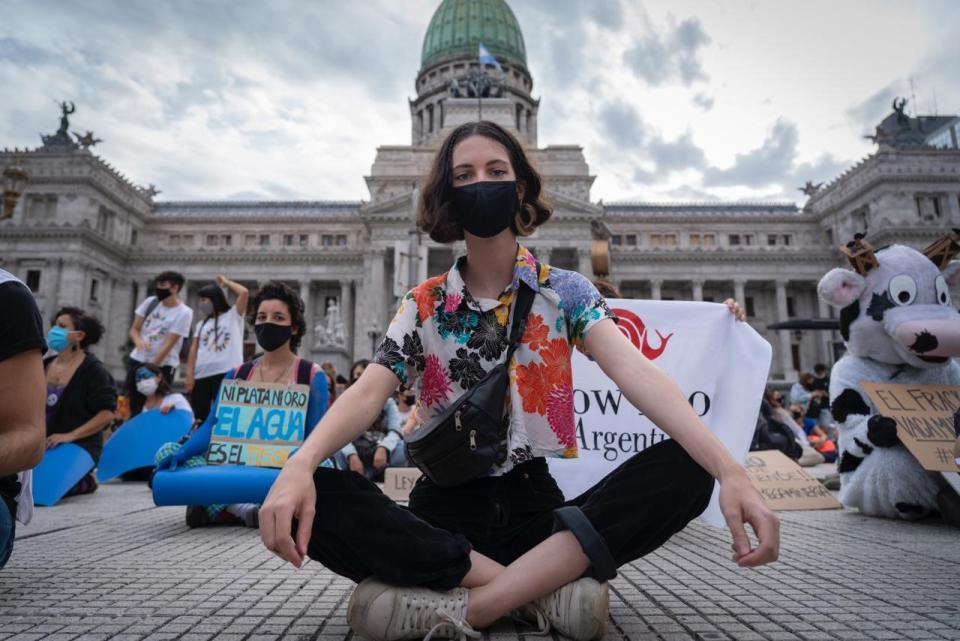 Mercedes Pombo, activista argentina. (Foto cortesía de Alejandra Bonaccini)