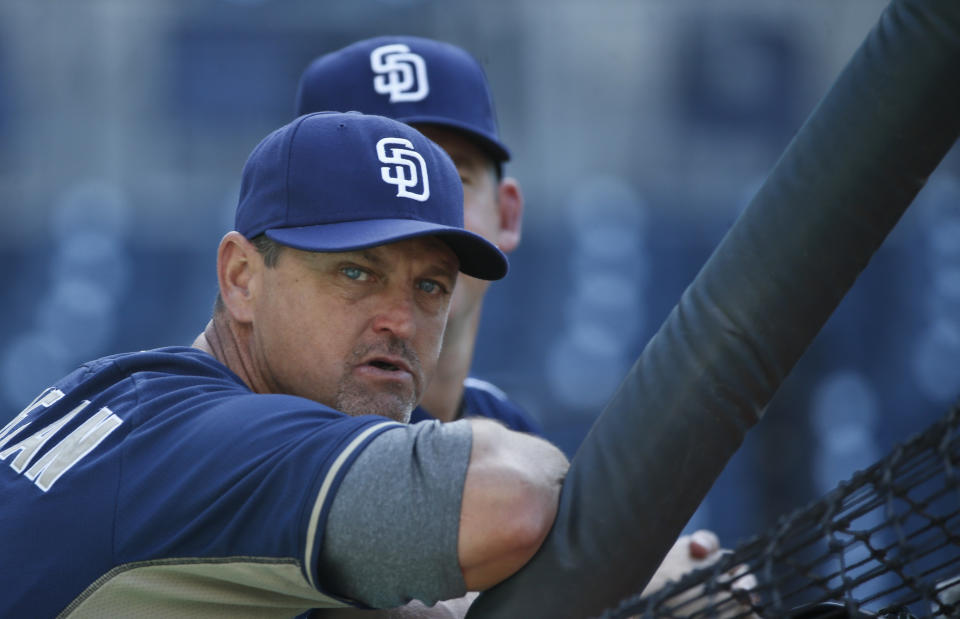 Trevor Hoffman might get into the Hall of Fame in 2018. (AP Photo)