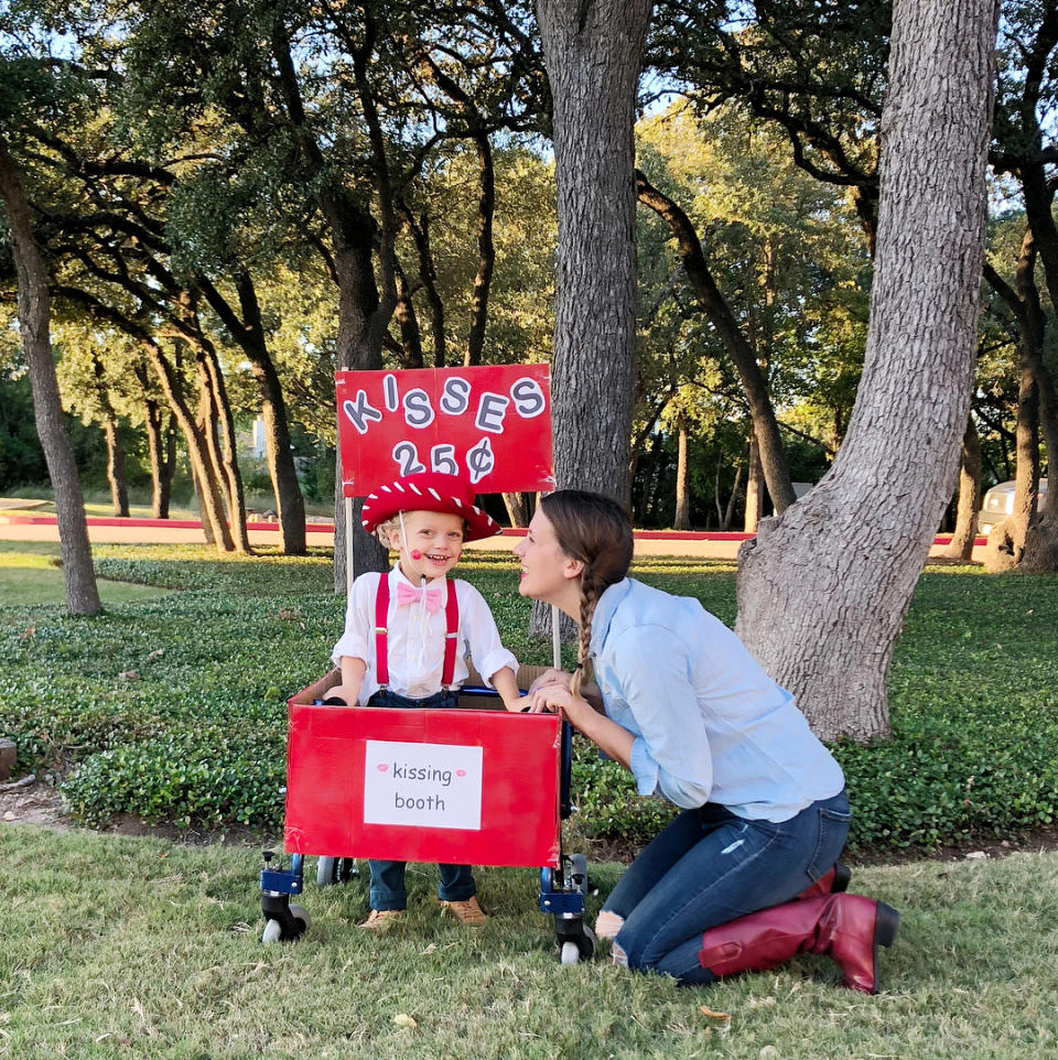 Madden in his kissing booth costume (Photo: Instagram/Tnees_Tpees)