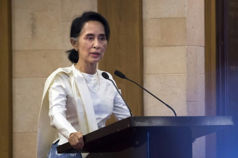 Aung San Suu Kyi has denied the ethnic cleansing of Myanmar's Muslim minority, speaking to the BBC after the UN rights council agreed to investigate allegations against the army