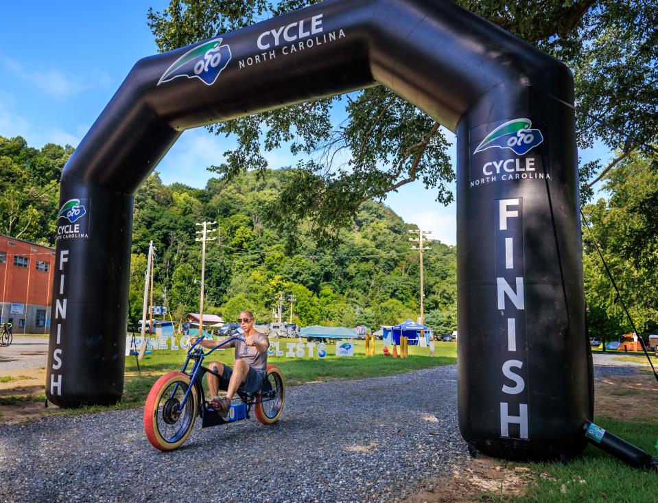 Cycle NC's Mountain Ride featured roughly 300 people participating in a three-day bike ride throughout Madison County August 5-7.