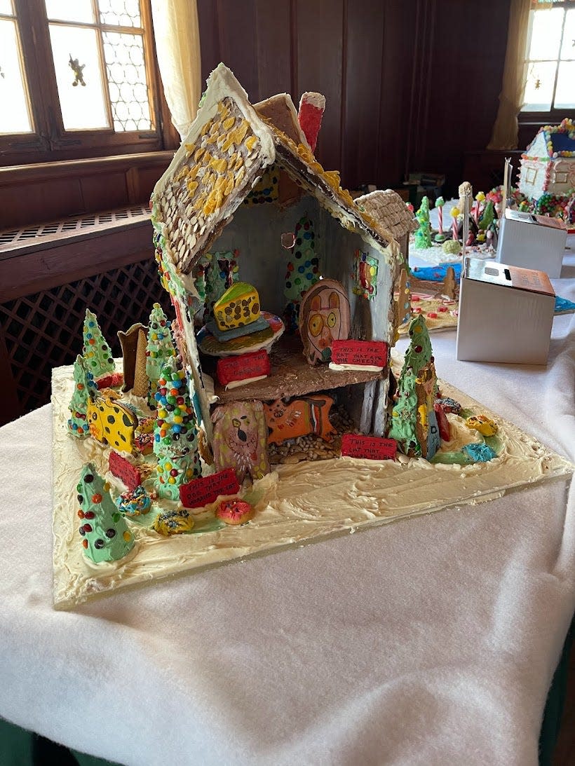 26th annual Gingerbread Festival, first place, Grades K-2 category: Lake Country Academy, ‘The House That Jack Built.’