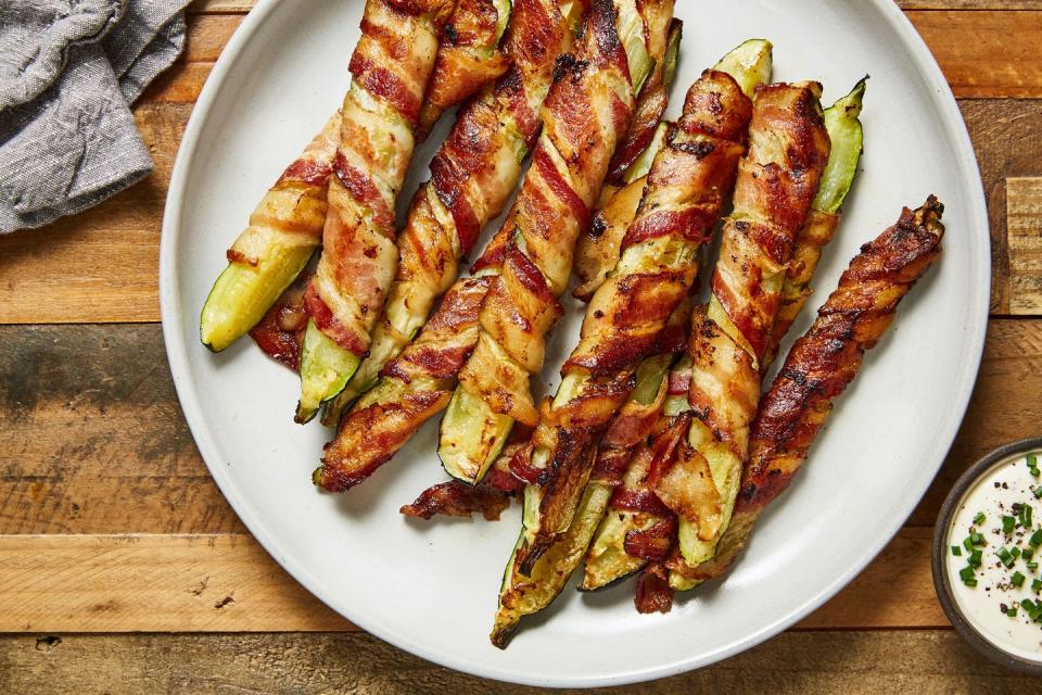 bacon zucchini fries
