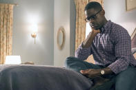 <p>Sterling K. Brown as Randall in NBC’s <i>This Is Us</i>.<br>(Photo: Ron Batzdorff/NBC) </p>