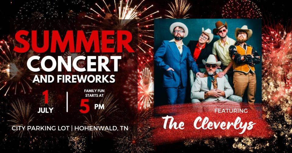 The fourth annual Hohenwald Summer Concert will kick off at 5 p.m. Friday, featuring a performance by bluegrass comedy group The Cleverlys.