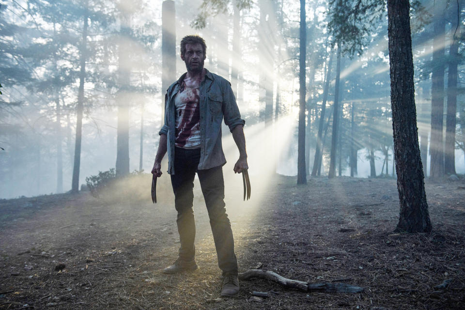 Hugh Jackman says goodbye to Wolverine in 'Logan' (Photo: Ben Rothstein/TM & copyright © 20th Century Fox Film Corp. All rights reserved./courtesy Everett Collection)