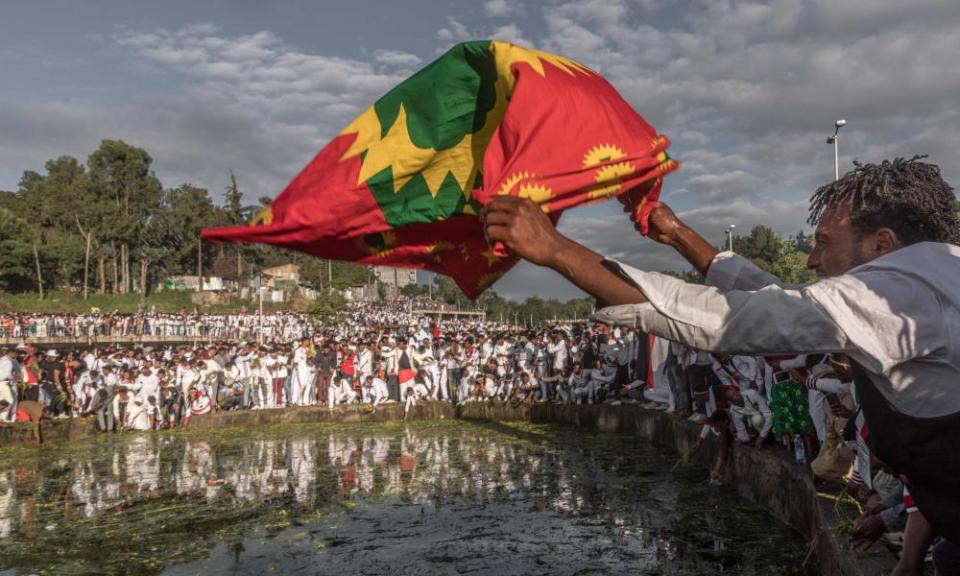 <span>Photograph: Yonas Tadesse/AFP</span>