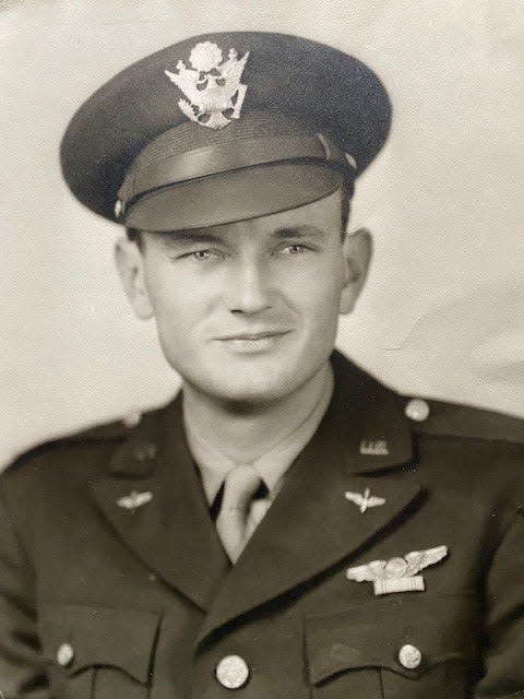 Jim Bill Clark in his uniform during World War II.