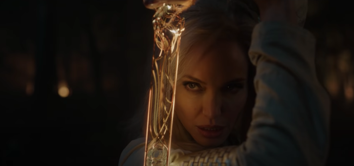 Angelina Jolie in Eternals (YouTube/Marvel Studios)