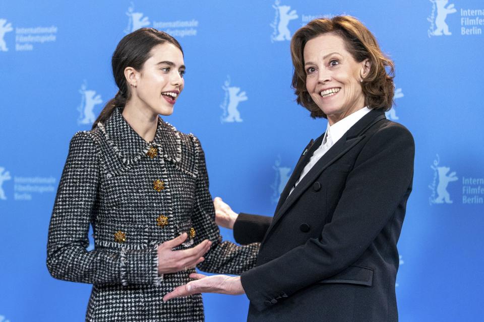 Sigourney Weaver and Margaret Qualley