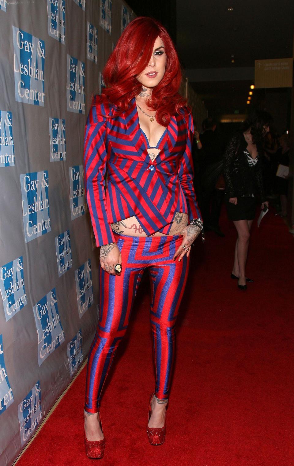 Kat Von D attends an event hosted by the L.A. Gay & Lesbian Center on May 1, 2010.