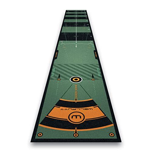 14) WELLPUTT Golf Putting Training Mat